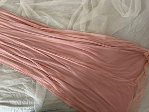 pearl embellished gown