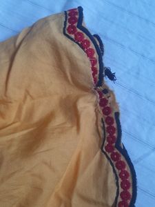 Yellow Embroidered Dress