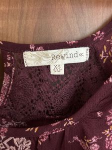 Rich Plum Boho Top