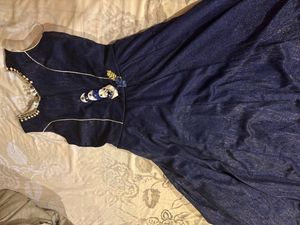 Blue Sparkle Party Dress