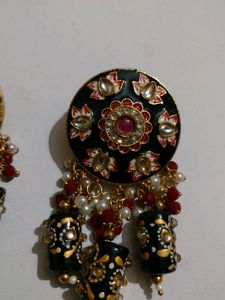 Meena Work Beautiful Ear Rings