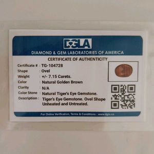 Natural Tigers Eye Gemstone