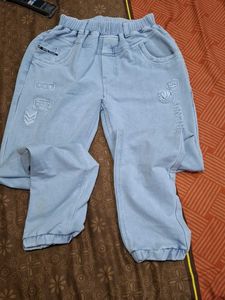 Cute Light Blue Kids Jeans
