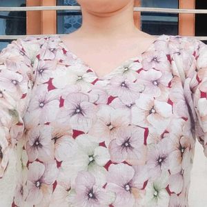 Floral Print Midi Dress