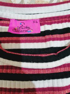 Striped Midi Dress