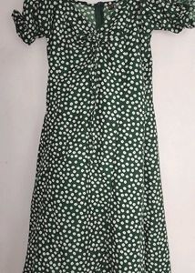 Floral Green Dress