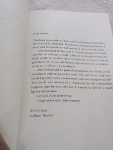 It Starts With Us by Colleen Hoover
