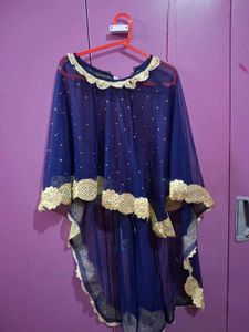 Blue & Gold Embellished kaftan
