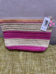 Woven Pouch with Tassel
