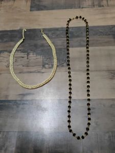 Black And White Neckpiece(2 Piece)