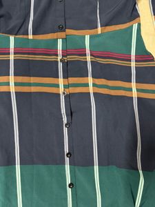 Striped Shirt Dress