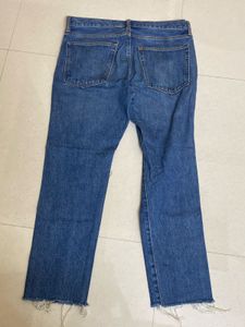 H&amp;M Ripped Blue Denim Jeans