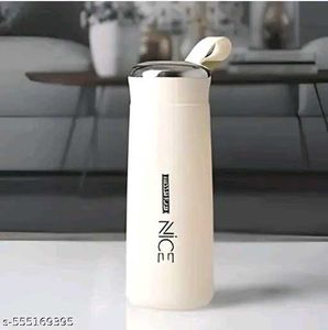 Stylish White Water Bottle 🤍