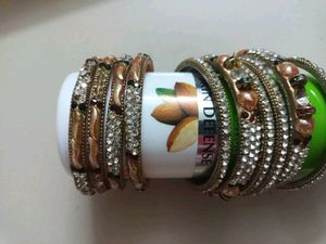 Embellished Bangle Set