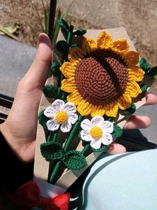 Crochet Sunflower Bouquet