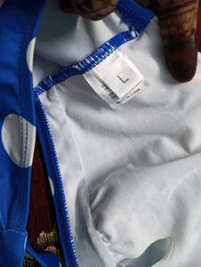 Blue Polka Dot 👙 Top