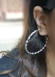 Twisted Hoop Earrings