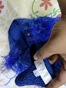 Blue Studded Top