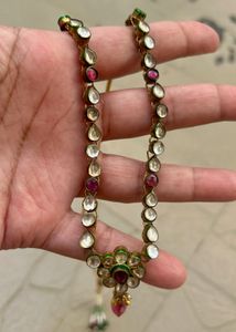 Elegant Kundan Necklace Set