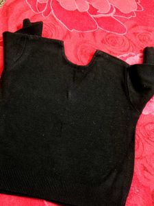 Classic Black Cardigan/blouse