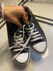 Black Canvas Sneakers