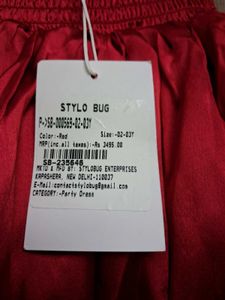 Red Party Dress 2 to 3 yer