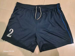 Shorts Navy Blue Adjustable Waist
