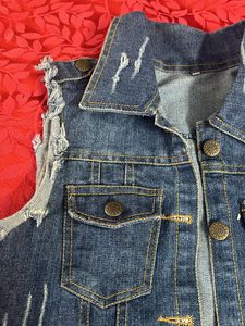 Half Sleeves Denim Jacket