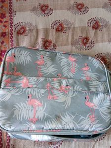 Flamingo Cosmetic Travel Bag