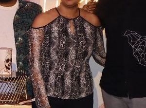 Stylish Snake Print Top