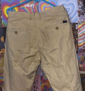 Beige Formal Pant Old Money