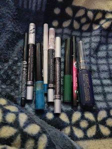 eyeliner, kajal ,Mascara