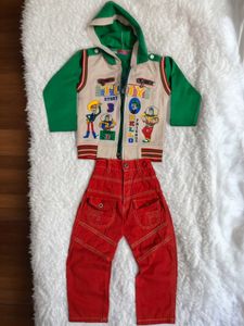 Disney Toy Story Varsity Bomber Jacket+Tshirt Pant