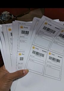 18  Non Sticky  Shipping Labels