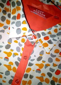 Polka Dot Button-Down Shirt