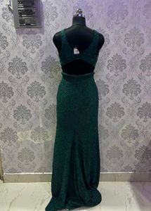 Elegant Green Maxi Dress
