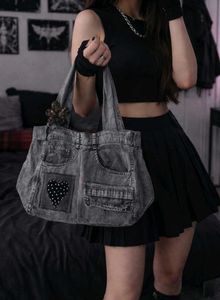 Denim Upcycled Shoulder Bag