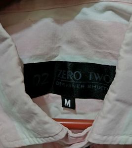 Striped Casual Shirt - Pink &amp; White