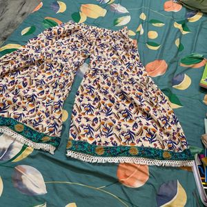 kurta and garara suit with umbrella sleeve