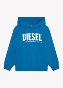 Diesel Industry Blue Hoodie –  Pullover Sweater
