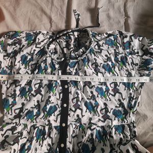 Warli Ethnic Tribal Design Handloom Cotton Kurti