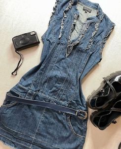Vintage Y2k Denim Dress