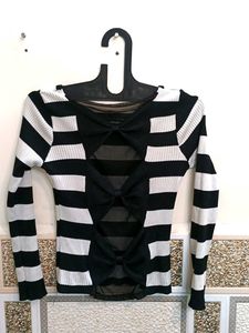 Striped Long Sleeve Top