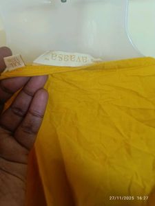 xxl Elegant Yellow double layer  Kurta