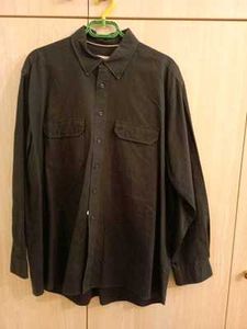 Vintage Black Button-Down Shirt