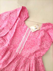 Bandhani Style Short Kurti 💗🕊🌷✨