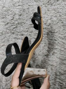 Women Party Wear Black Heels