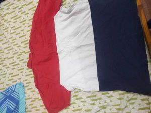 Large Color Block Polo T-Shirt