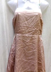 SATIN BACKLESS FROCK