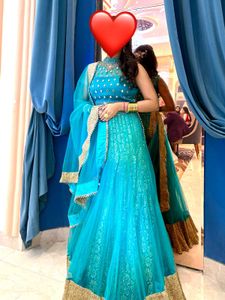 Elegant Blue Lehenga Choli